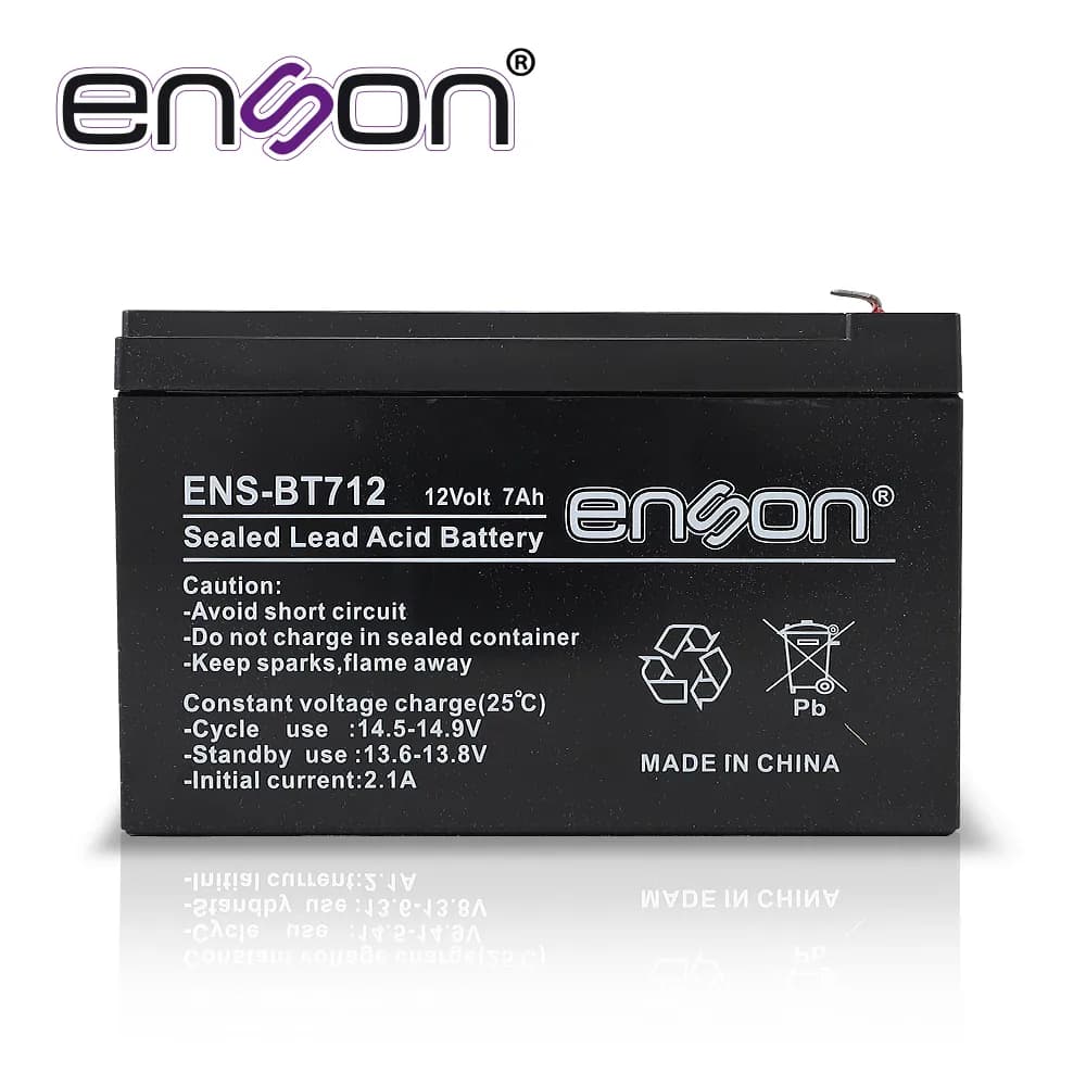 BATERIA DE RESPALDO ENSON ENS-BT712 12VDC 7A BASE PLOMO-ACIDO PARA FUE 2