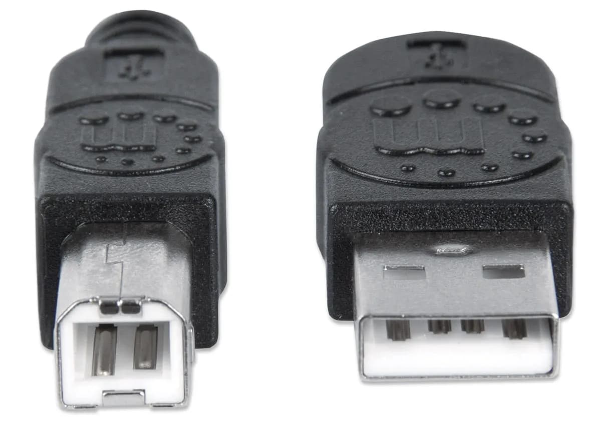 Manhattan USB A/USB B 1m cable USB USB 2.0 0.48 Gbit/s Negro 5