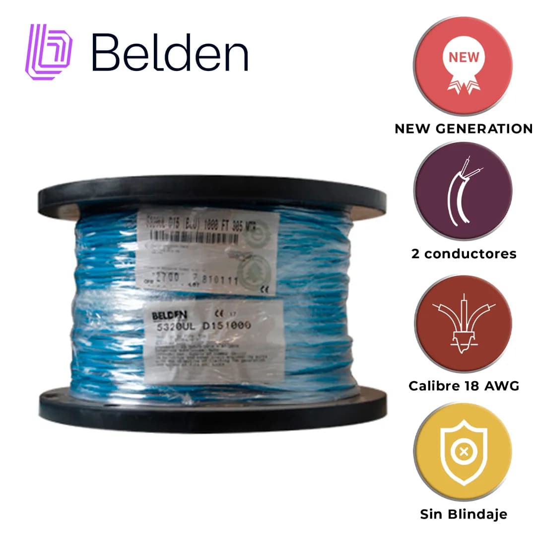 CABLE DE ALARMA CONTRA INCENDIOS BELDEN 5320UL D151000 / INTERIOR / AZ 3