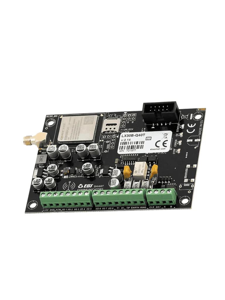 EBS LX30B-Q40T - Comunicador Universal SOLO SIM  GPRS 2G/4G LTE , APP  2