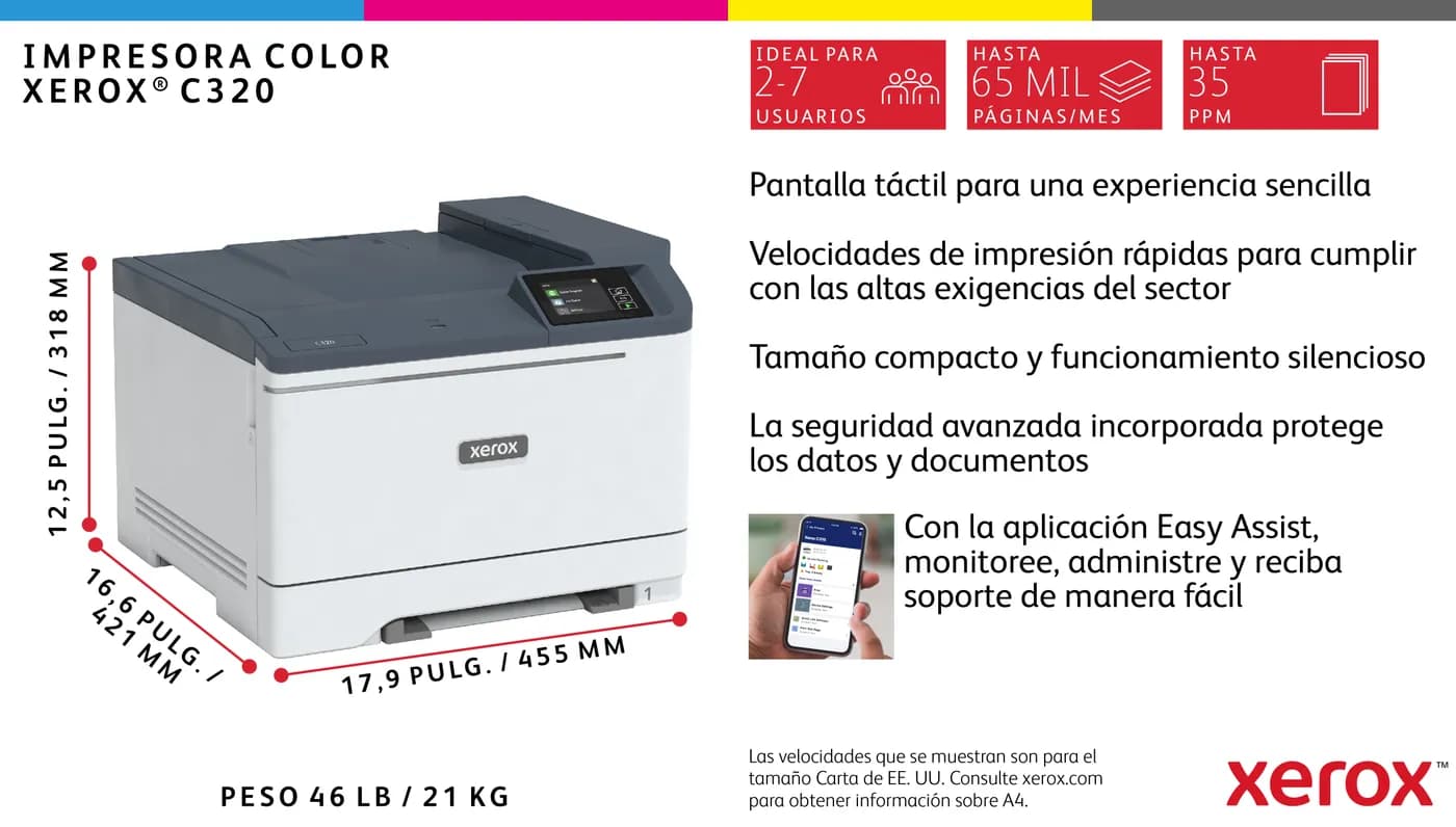 Xerox C320V_DNI impresora láser Color 4800 x 4800 DPI A4 Wifi 5
