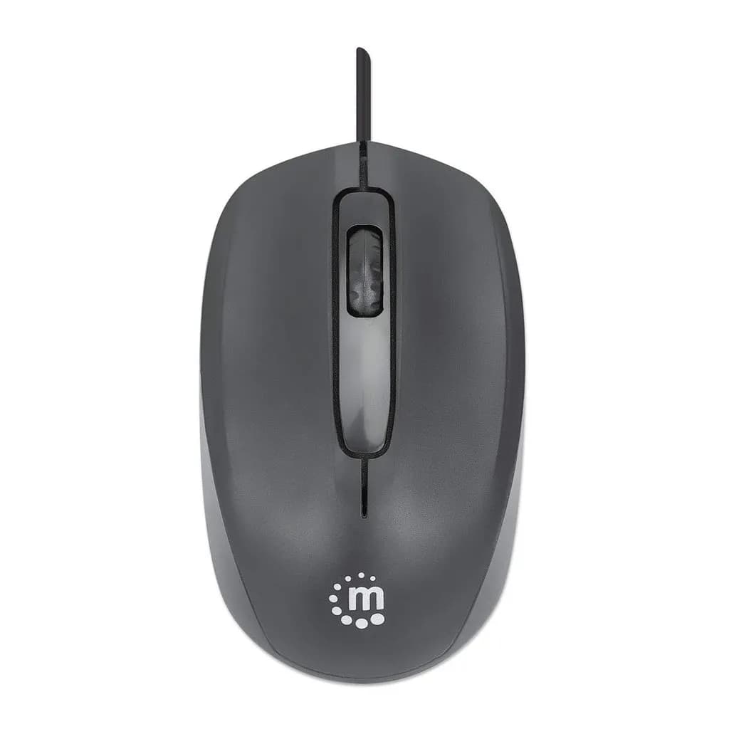 Manhattan Mouse USB óptico con cable - Comfort II 3