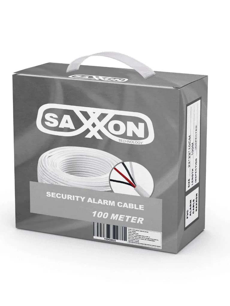 SAXXON OWAC2100J - Cable de alarma / 2 Conductores / CCA/ Calibre 22   3