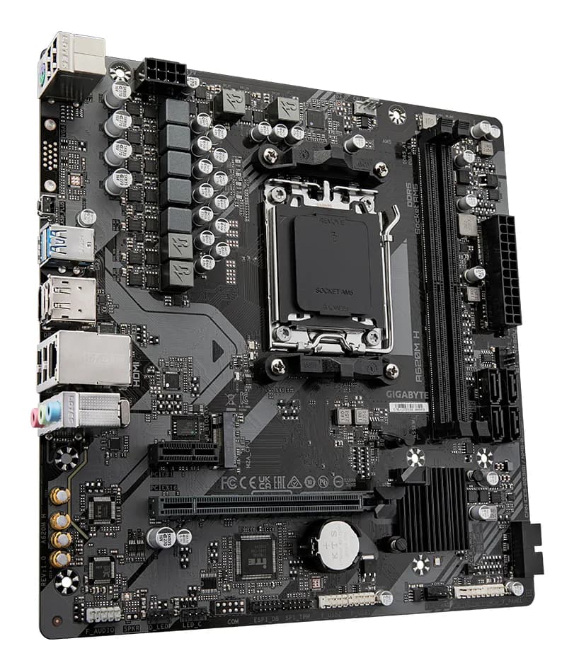 GIGABYTE A620M H placa base AMD A620 Enchufe AM5 Micro ATX 3