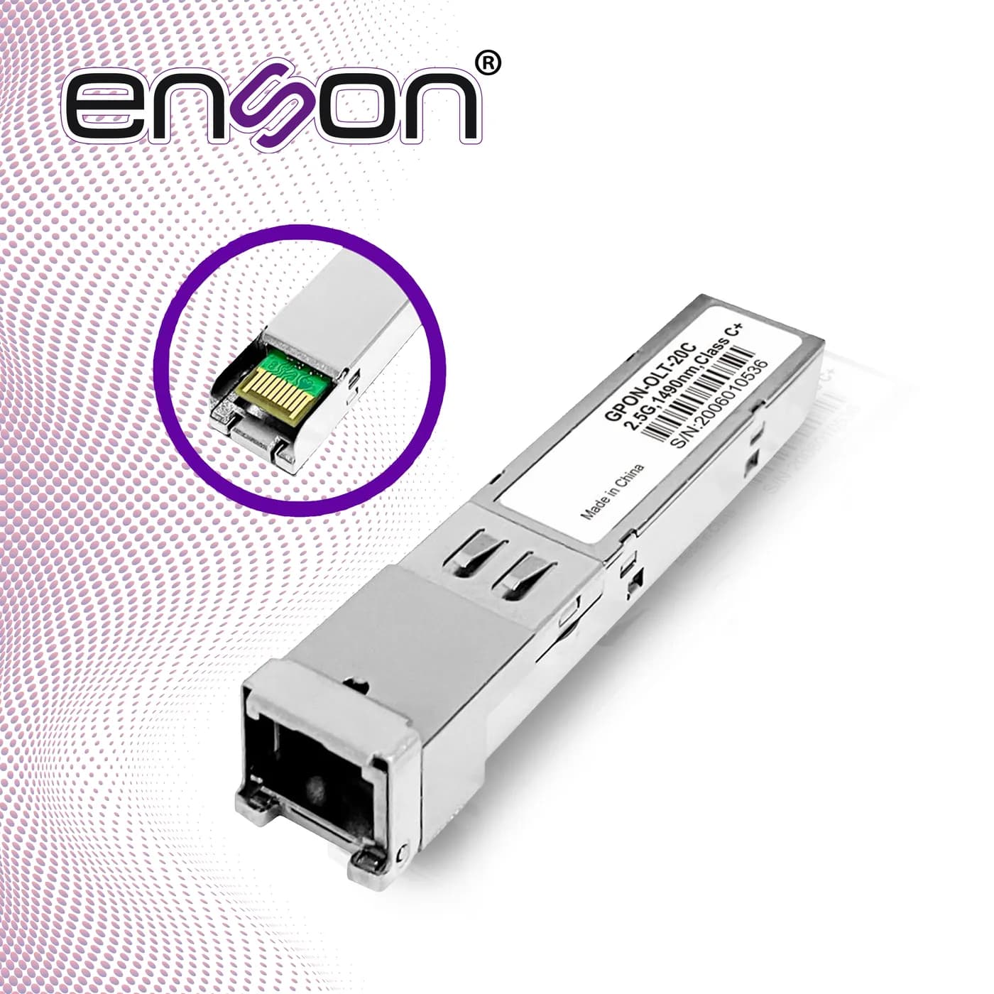 MODULO GPON SFP TRANSCEPTOR ENSON ENS-SFPSM/GPON-OLT-20C / 2.5G / 1.25 2