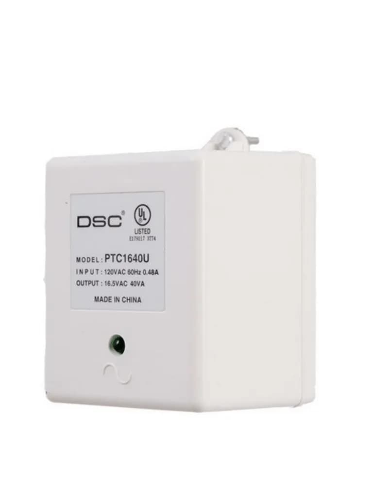 DSC PTC1640U - Transformador 16VCA / 40VA   Fusible Interno para panel 2