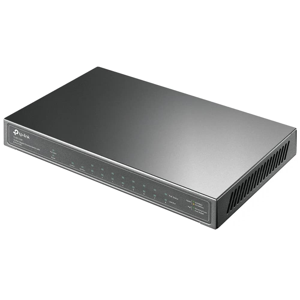 Switch PoE+ / 8 Puertos Gigabit PoE+ / 1 Puerto Gigabit Uplink / 1 Pue 4