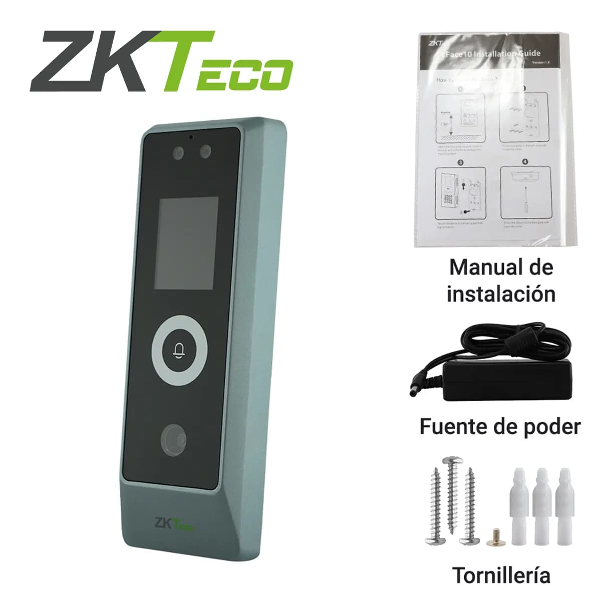 TERMINAL DE CONTROL DE ACCESO   ZKTECO PROMA-QR  VERIFICACION POR ROST 4