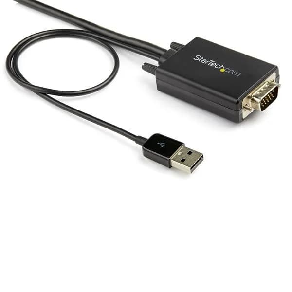 StarTech.com Cable Adaptador de VGA a HDMI de 2m - Alimentado Vía USB  2
