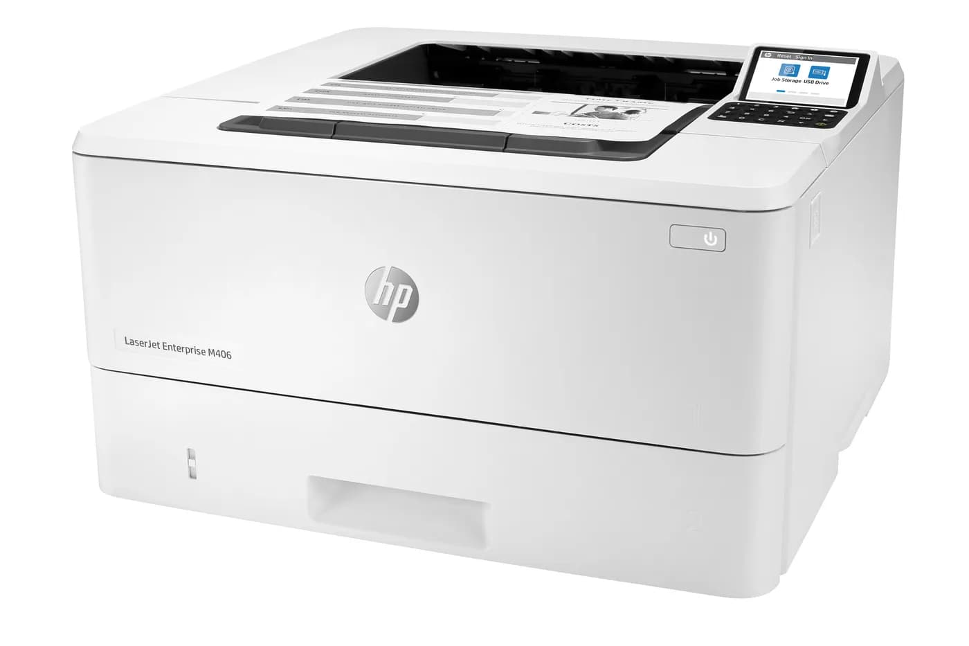 HP LaserJet Enterprise M406dn Blanco y negro Impresora, Ethernet solam 7