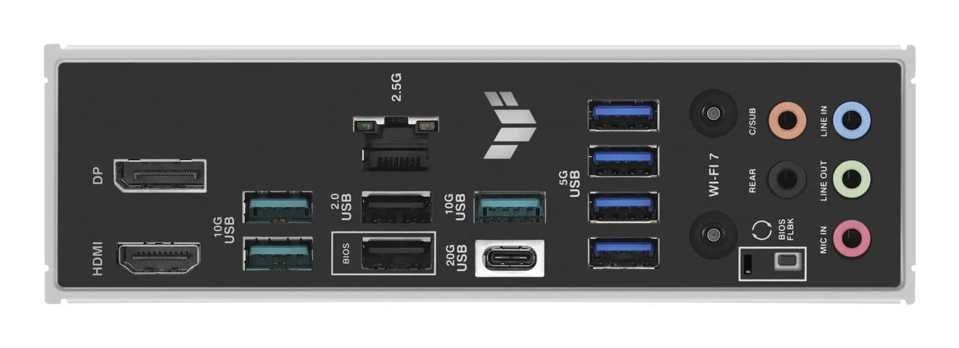 ASUS TUF GAMING B850-PLUS WIFI AMD B850 Enchufe AM5 ATX 12