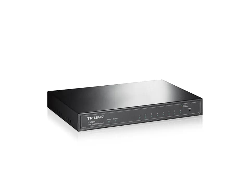 Switch Administrado Gigabit / 8 Puertos / 16 Gbps Capacidad Switching  2