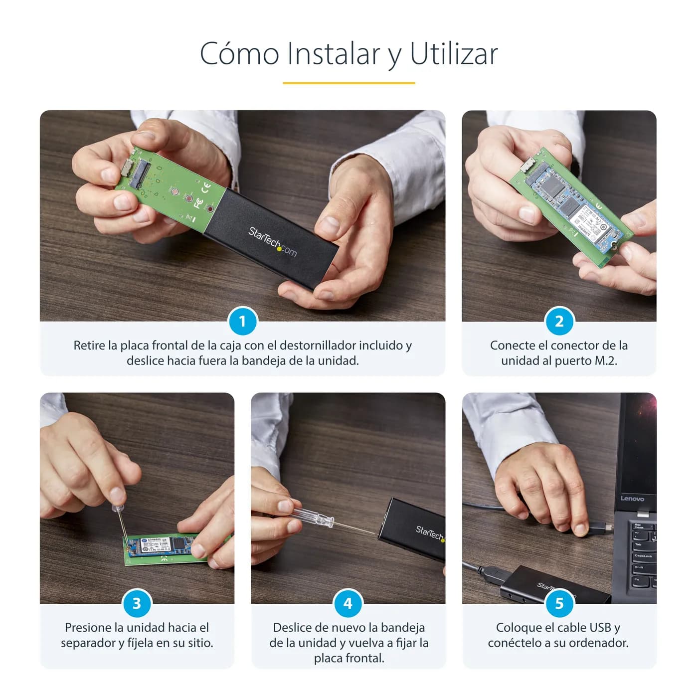 StarTech.com Gabinete Adaptador M.2 NGFF a USB 3.1 con Carcasa Protect 11