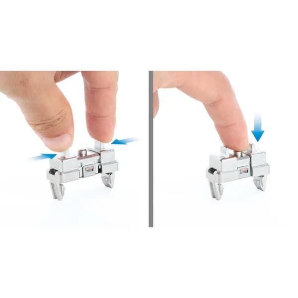 Intellinet Clip para montaje en rack de 19", 1U, Paquete de 12 pzas, S 6