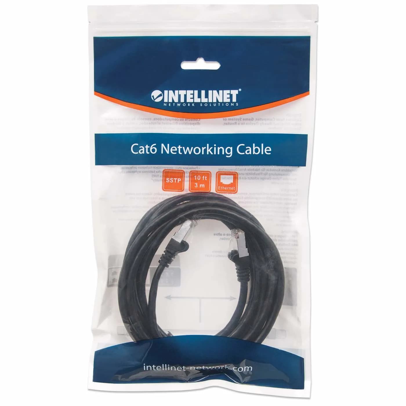 Intellinet Cable de Red Cat6a S/FTP, 3.0 m, Negro 2