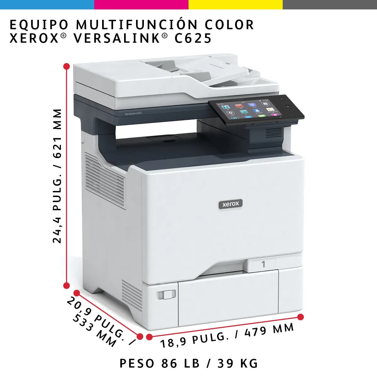 Xerox VersaLink C625V_DN Impresora multifunción Laser A4 1200 x 1200 D 23