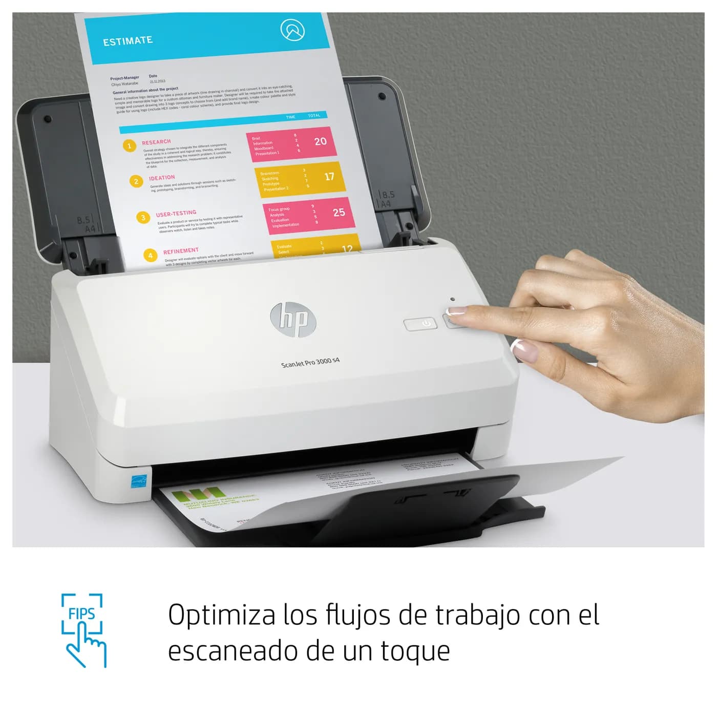 HP ScanJet Pro 3000 s4 Escáner alimentado con hojas 600 x 600 DPI A4 N 6