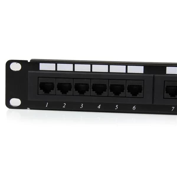 StarTech.com Panel de Parcheo 1U Cat6 110 con 24 Puertos para Montaje  2