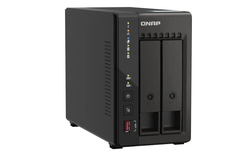 QNAP TS-253E NAS Tower Intel® Celeron® J6412 8 GB 0 TB QNAP QTS Negro 5