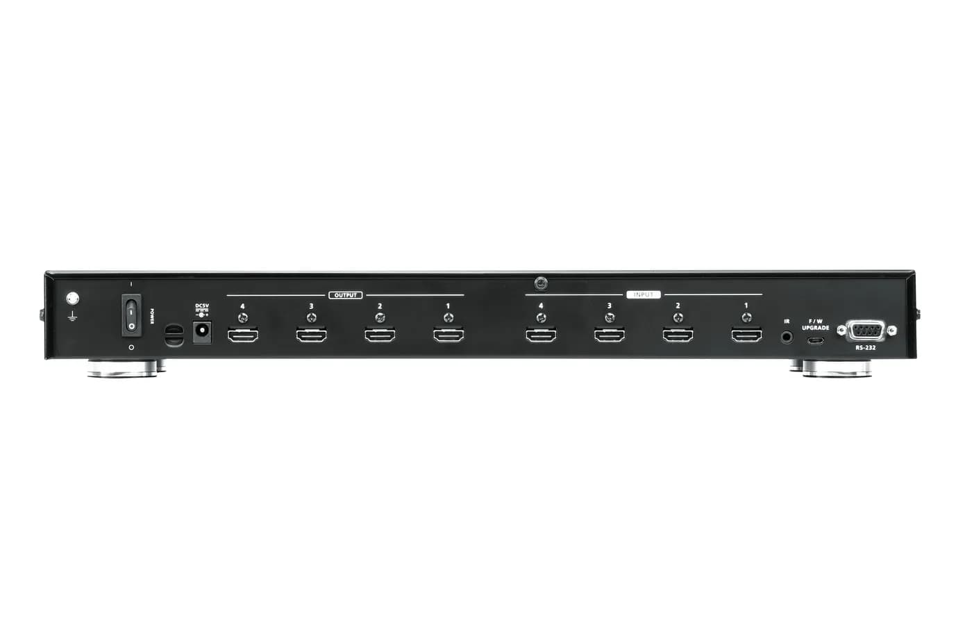 Conmutador Matricial HDMI / 4x4 / 4K UHD y DCI / 10.2 Gbps / RS-232 e  3