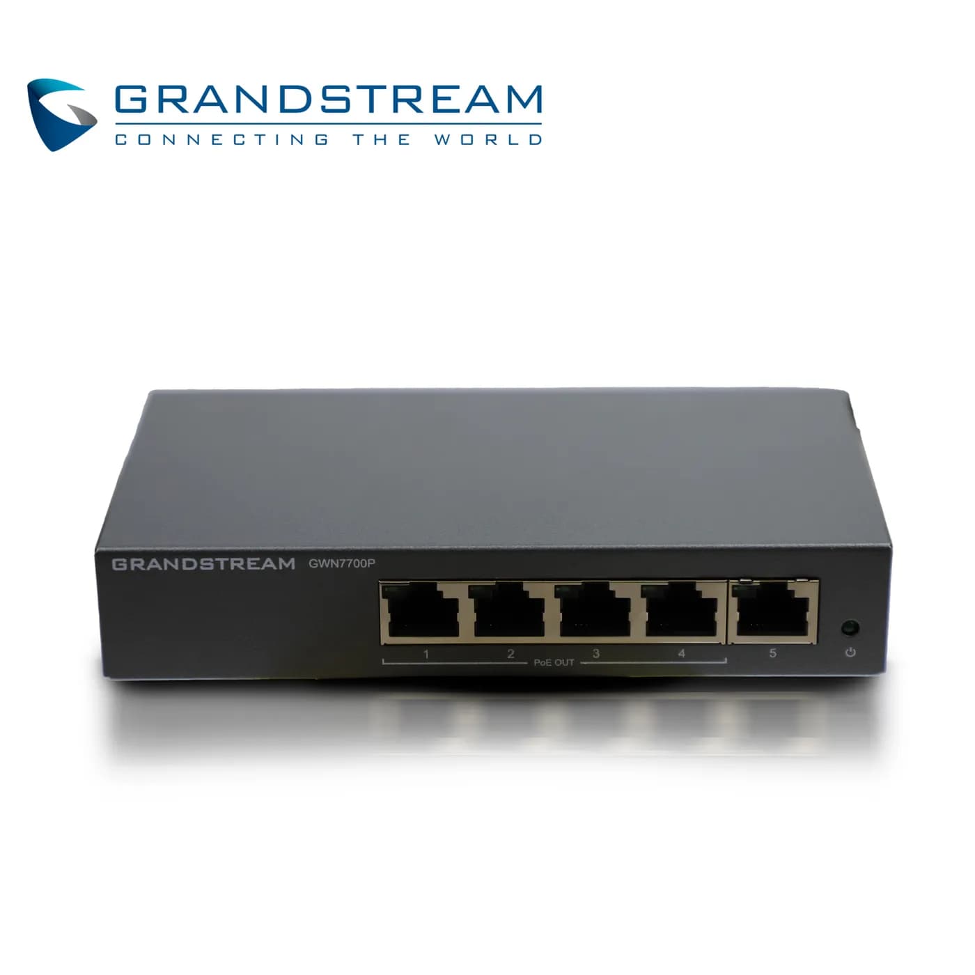 SWITCH NO ADMINISTRABLE POE+ GRANDSTREAM GWN7700P / 5 PUERTOS 10/100/1 2
