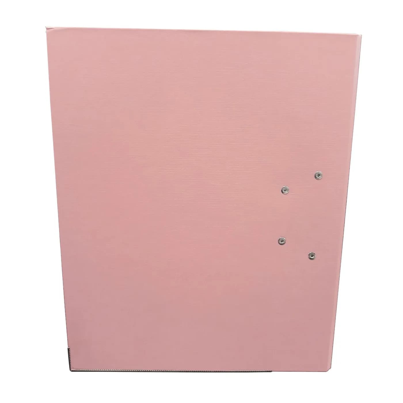 TECHMAKRO CARPETA 3 IN PARA ARCHIVO DE CARTON FORRADO DE PVC, PEACH pa 3
