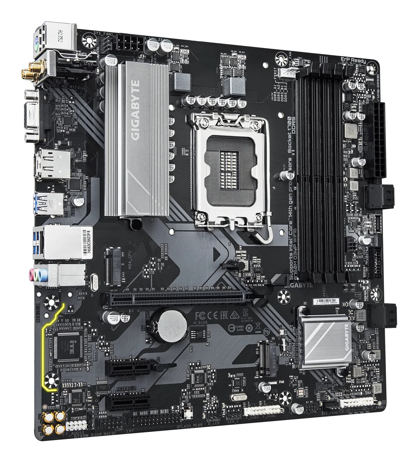 GIGABYTE B760M D3HP WIFI6 placa base Intel B760 Express LGA 1700 Micro 3