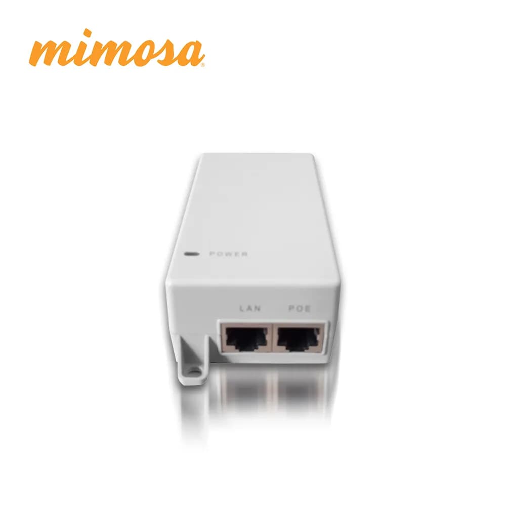 INYECTOR POE GIGABIT MIMOSA 24V 12W PARA RADIOS C5C-EF, C5X-IP67 Y A5X 2