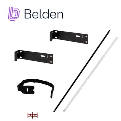 PATCH PANEL KEYCONNECT CAT6+ BELDEN AX103253 / NEGRO / 24 PUERTOS / 1U 2