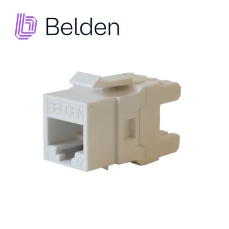 CONECTOR MODULAR JACK RJ45 CAT5E BELDEN AX101309 ESTILO KEYCONNECT BLA 2