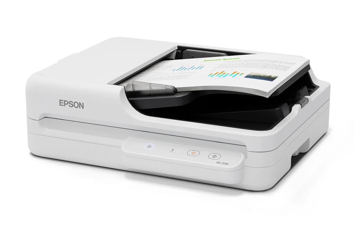 Epson DS-1730 Escáner de base plana y ADF 1200 x 1200 DPI A4 Negro, Bl 5