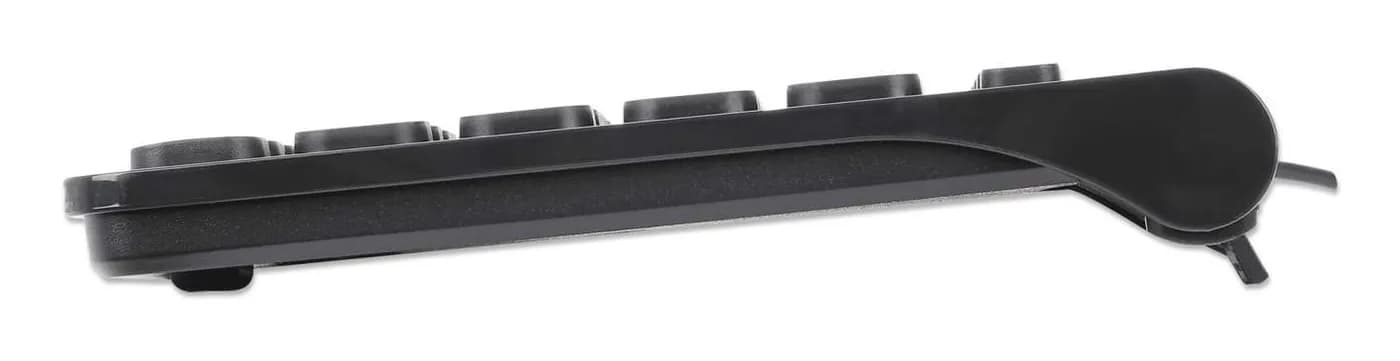 Manhattan 180702 teclado Oficina USB QWERTY Negro 5