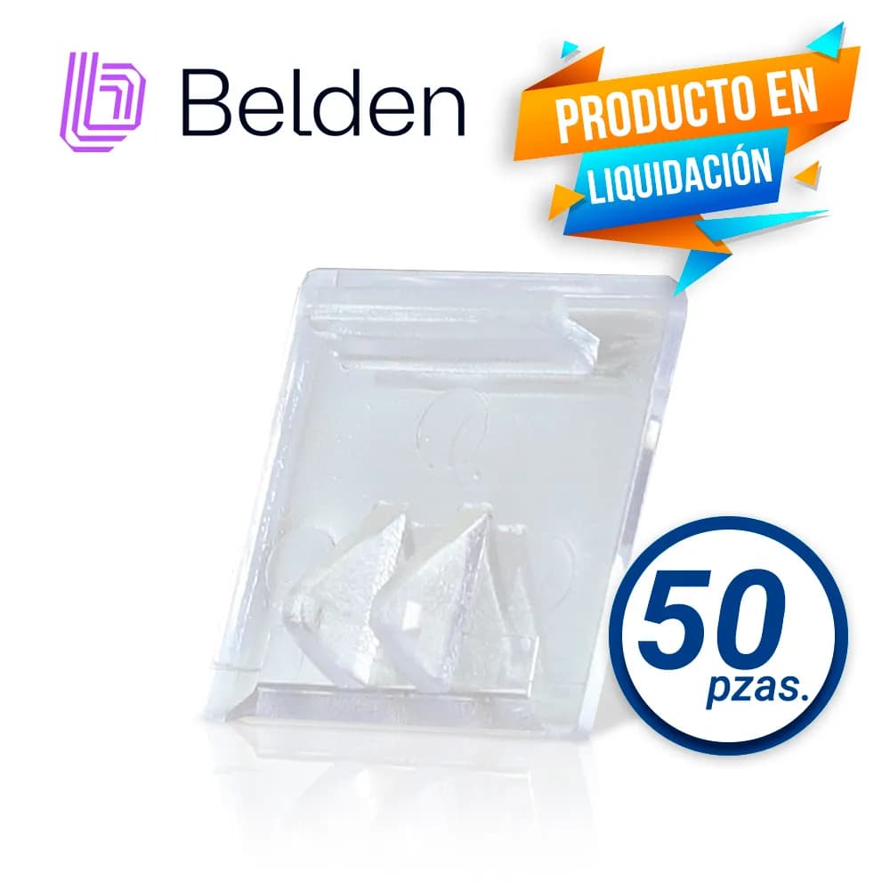 CUBIERTA ANTIPOLVO PARA JACK MODULAR BELDEN AX101790 TRANSPARENTE 50 P 5