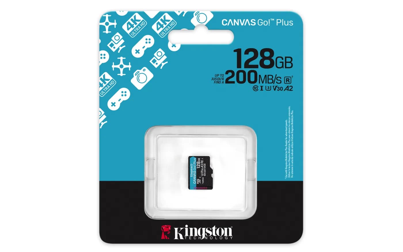 Kingston Technology Canvas Go! Plus 128 GB MicroSD UHS-I Clase 10 3