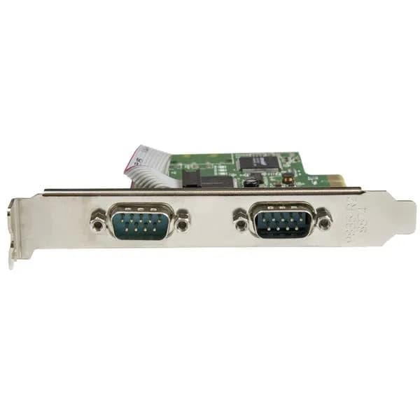 StarTech.com Tarjeta Serial PCI Express de 2 Puertos DB9 RS232 con UAR 4