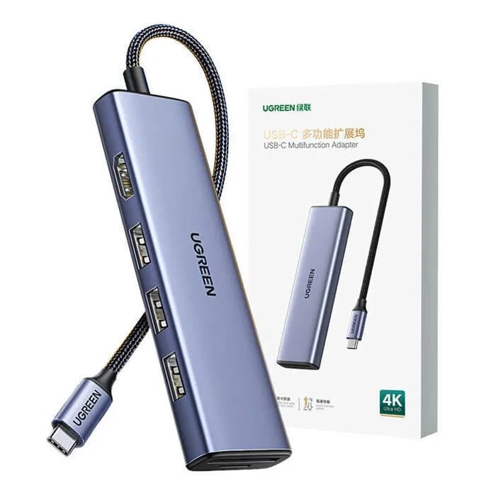 Ugreen 20956A nodo concentrador USB Tipo C 5000 Mbit/s Plata 3