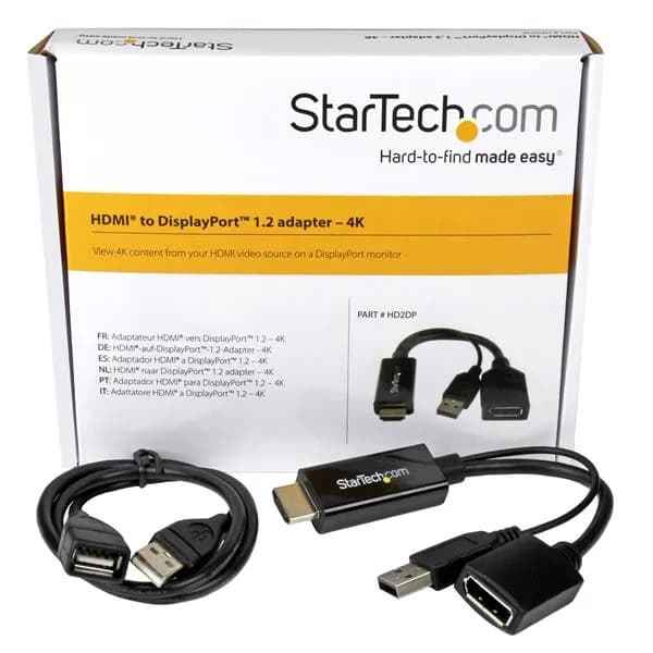 StarTech.com Convertidor HDMI a DisplayPort - 4K 6