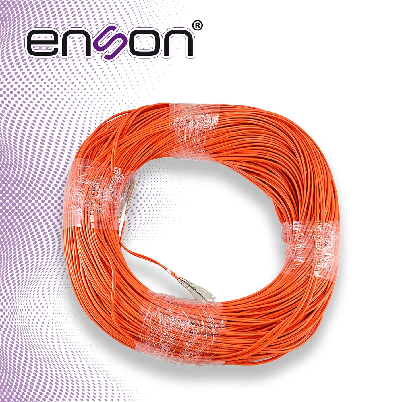 FIBRA OPTICA ENSON 60201O200 DE 200MTS DUPLEX MULTIMODO OM1 ARMADA Y T 3