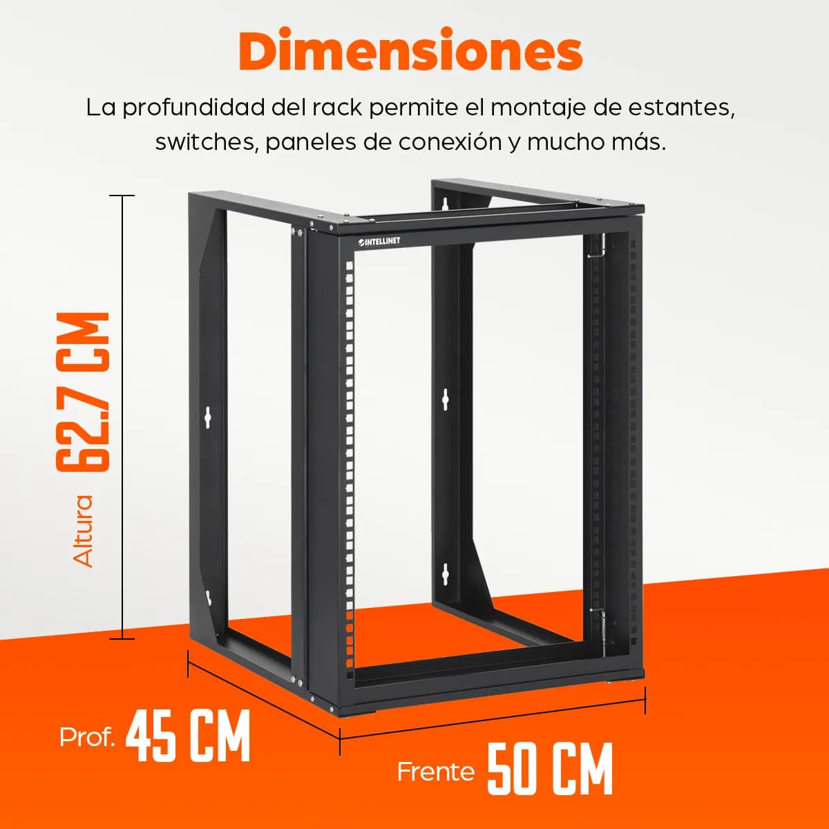 Intellinet 716192 accesorio para rack Panel en blanco 8