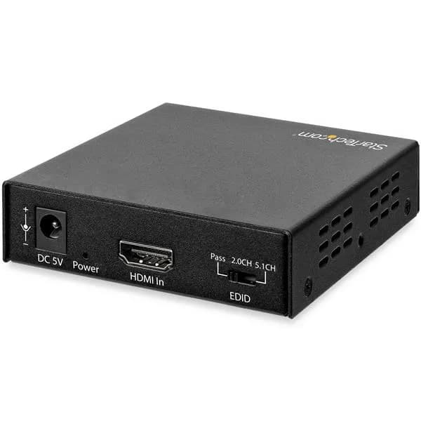 StarTech.com Extractor de Audio HDMI Compatible con 4K 60Hz 2