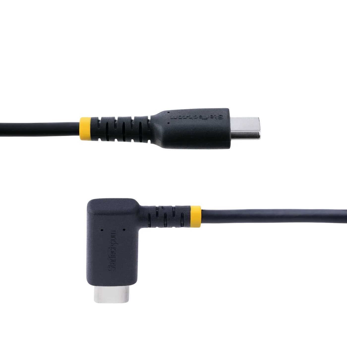 StarTech.com Cable 2m USB C Acodado - en Ángulo Recto - PD 60W - 3A -  4