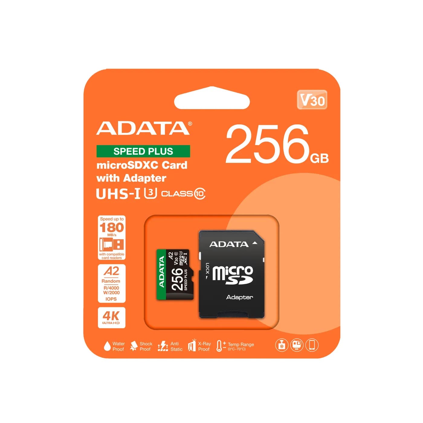 ADATA Speed Plus 256 GB MicroSDXC Clase 10 3