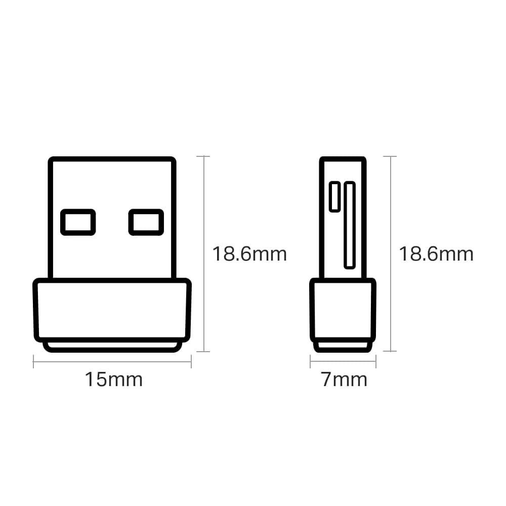 TP-Link Archer T2U Nano 433 Mbit/s 4