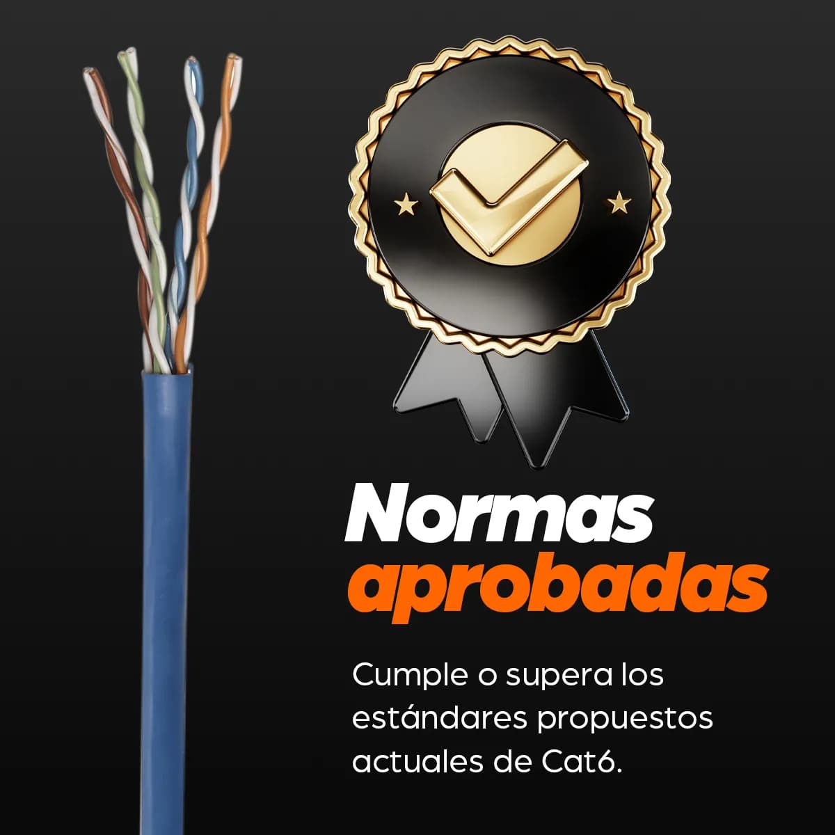 Intellinet Bobina de Cable UTP Cat6, Sólida, 100% cobre 7