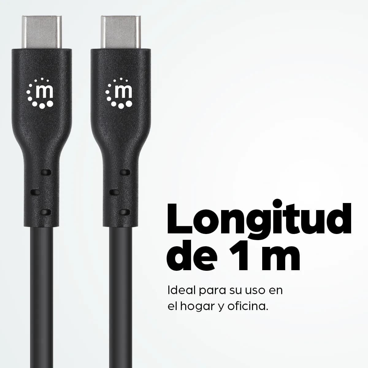 Manhattan Cable para Dispositivos USB C de Alta Velocidad 8