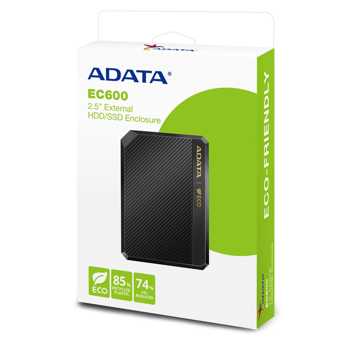 ADATA EC600-BCBK caja para disco duro externo Cubierta de disco duro/S 11