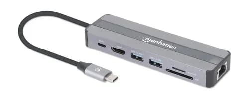 Manhattan 153928 base para laptop o replicador de puertos Alámbrico US 2