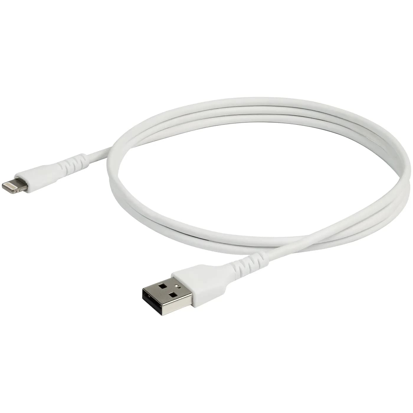 StarTech.com Cable Resistente USB-A a Lightning de 1 m Blanco - Cable  2