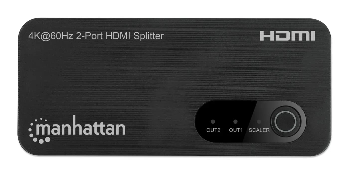 Manhattan 207614 divisor de vídeo HDMI 2x HDMI 7