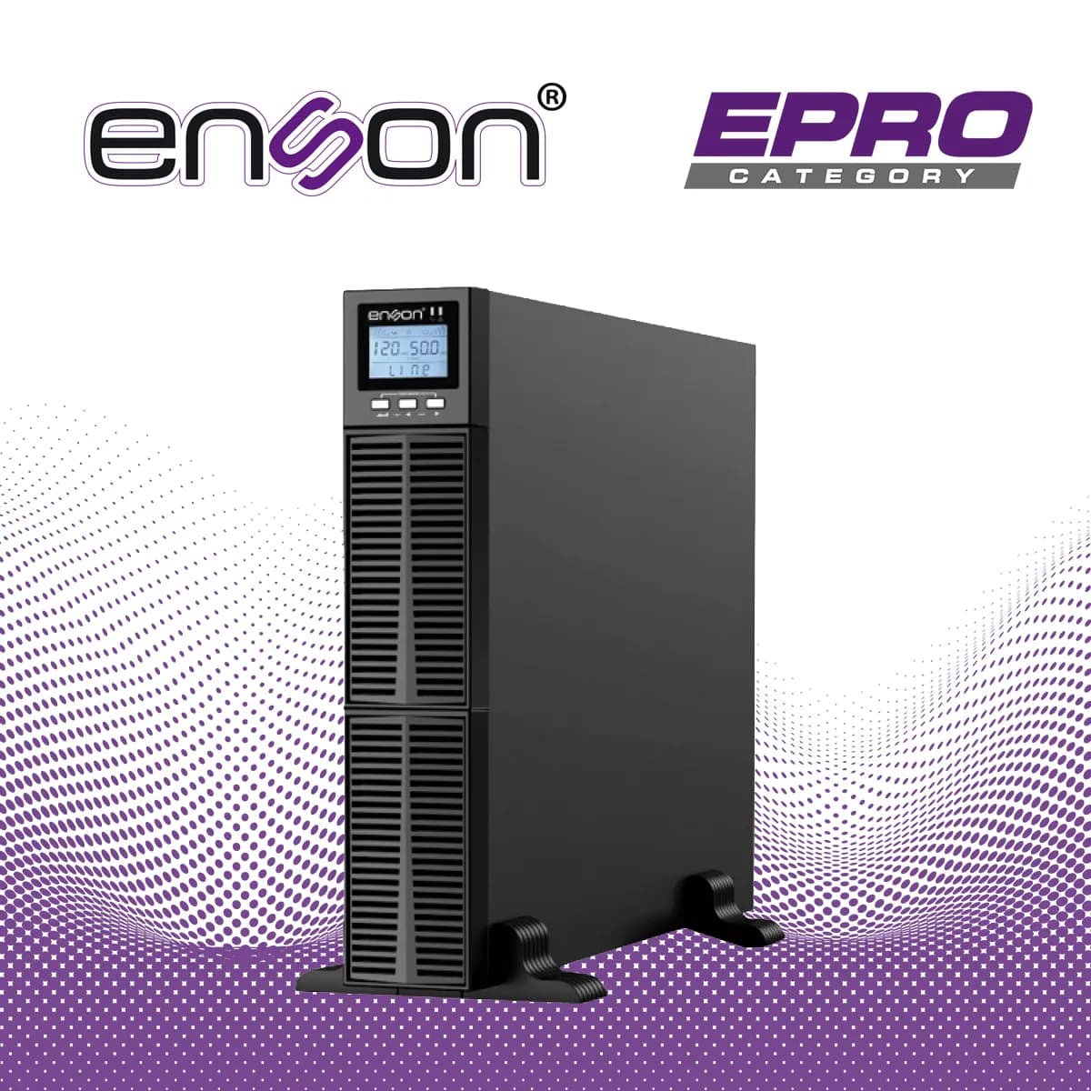 UPS ENSON ENS-OL2000RT / 2000VA-2000W / TOPOLOGIA ON-LINE DOBLE CONVER 2